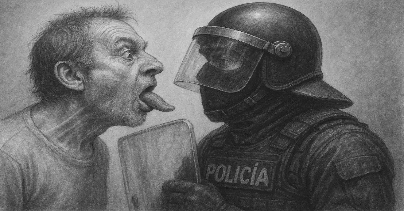 COBARDÍA POLICIA